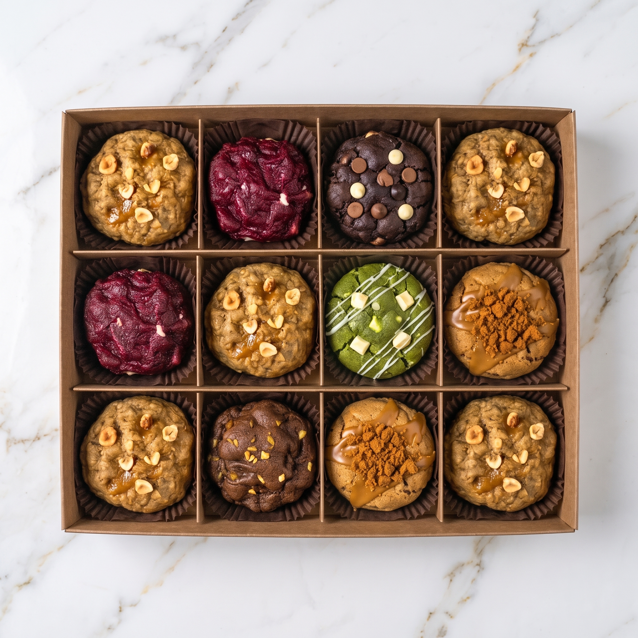 Coffret cadeau de 12 cookies