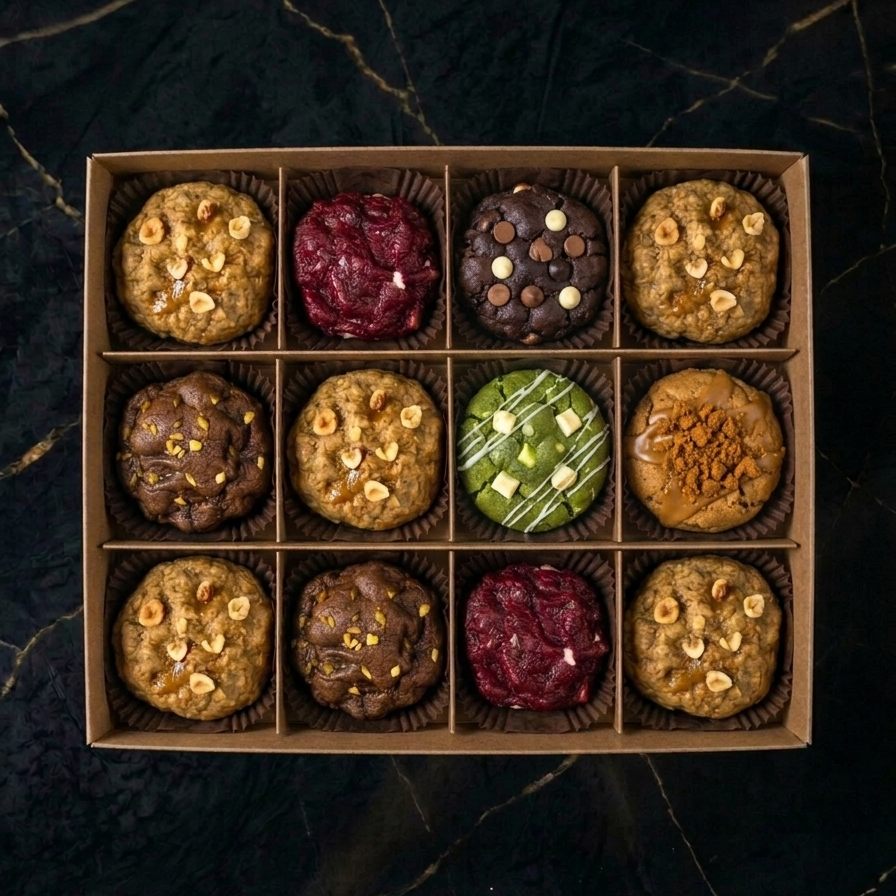 Coffret cadeau de 12 cookies