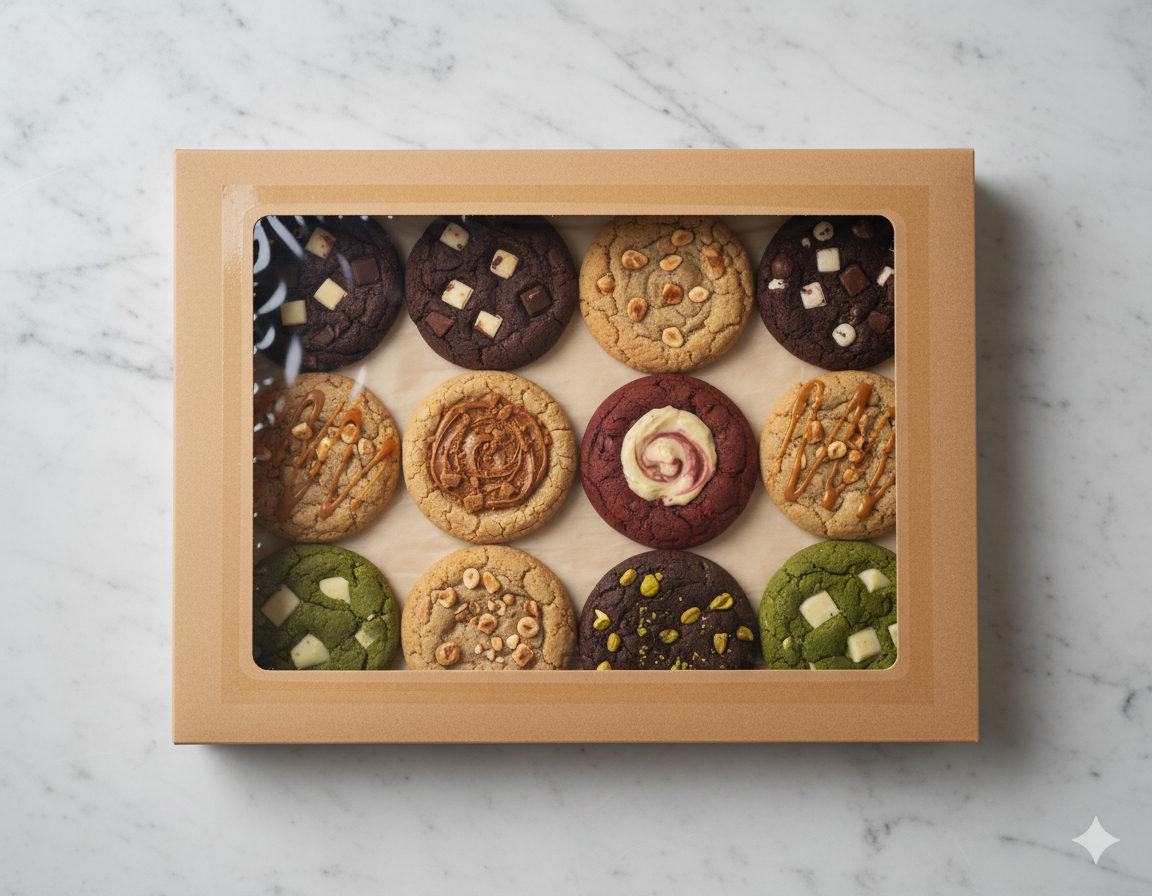 Coffret cadeau de 12 cookies